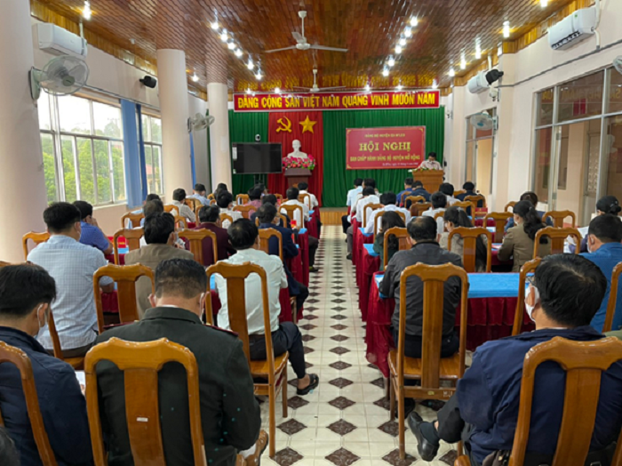 Huyện Uỷ Ea H’leo Hội nghị Ban Chấp hành Đảng bộ huyện (mở rộng) sơ kết công tác quý I năm 2022.